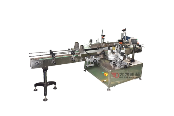 單側(cè)米貼標(biāo)機菜籽油貼標(biāo)-大為機械